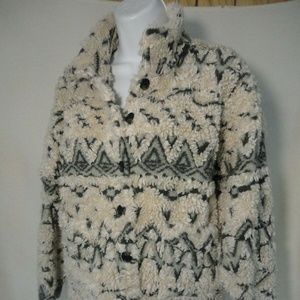 TRUE GRIT 'SEDONA' FAUX SHERPA JACKET SZ S